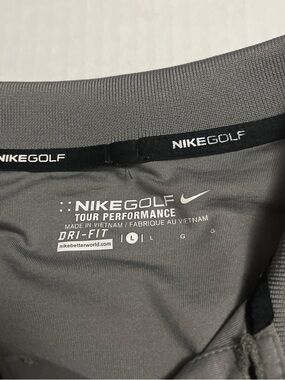 Nike Golf Dri-FIT Tour Performance Shirt - Dark Gray